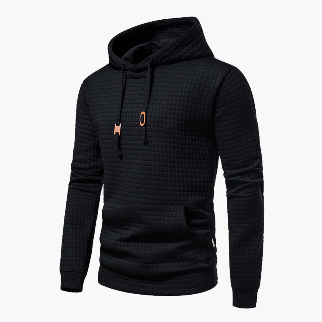 R&B | Kapuzenpullover Kariert - Moderner Freizeit-Hoodie für Alltag und Sport