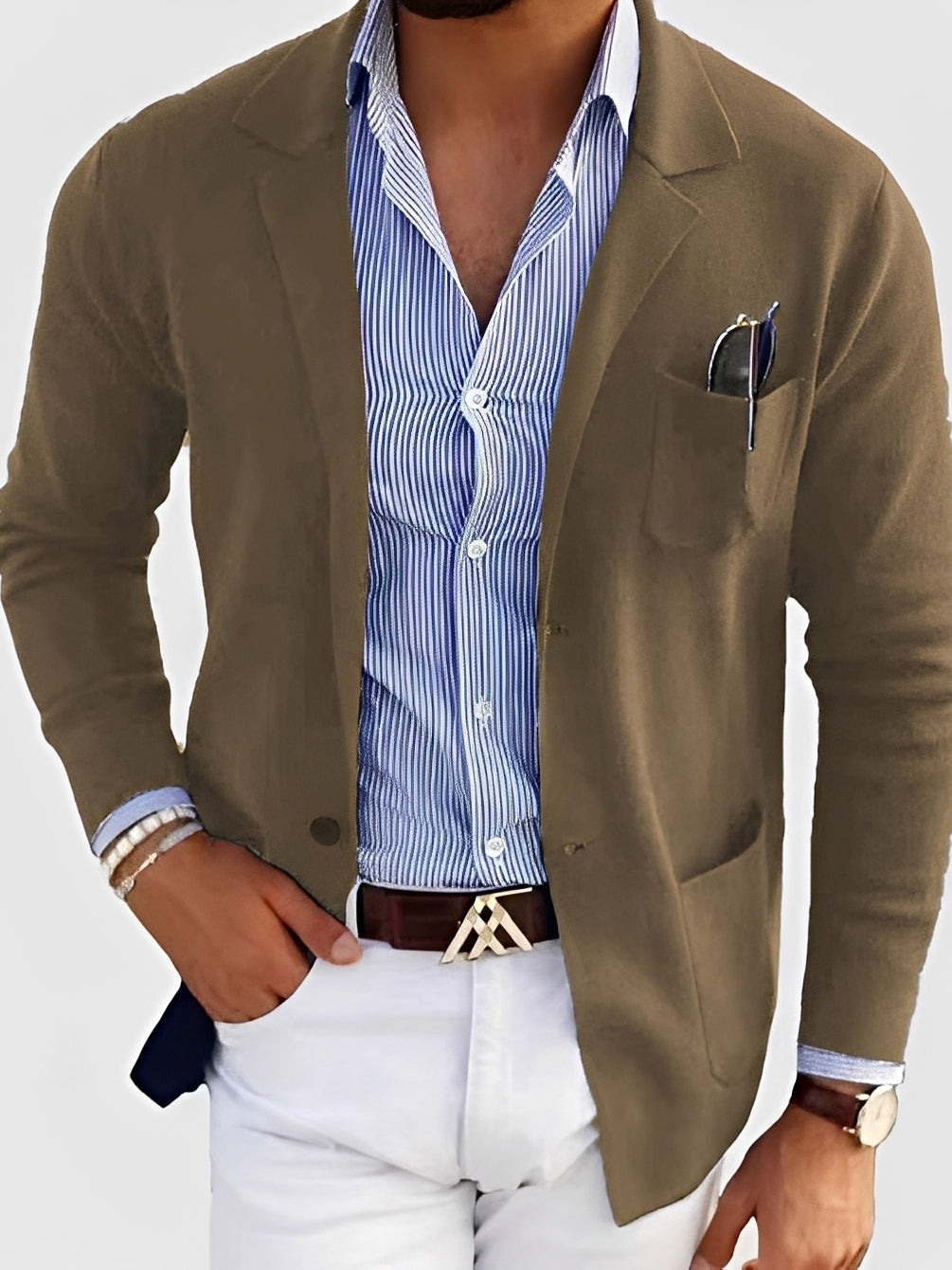 R&B | Eleganter Blazer mit Taschen für Männer