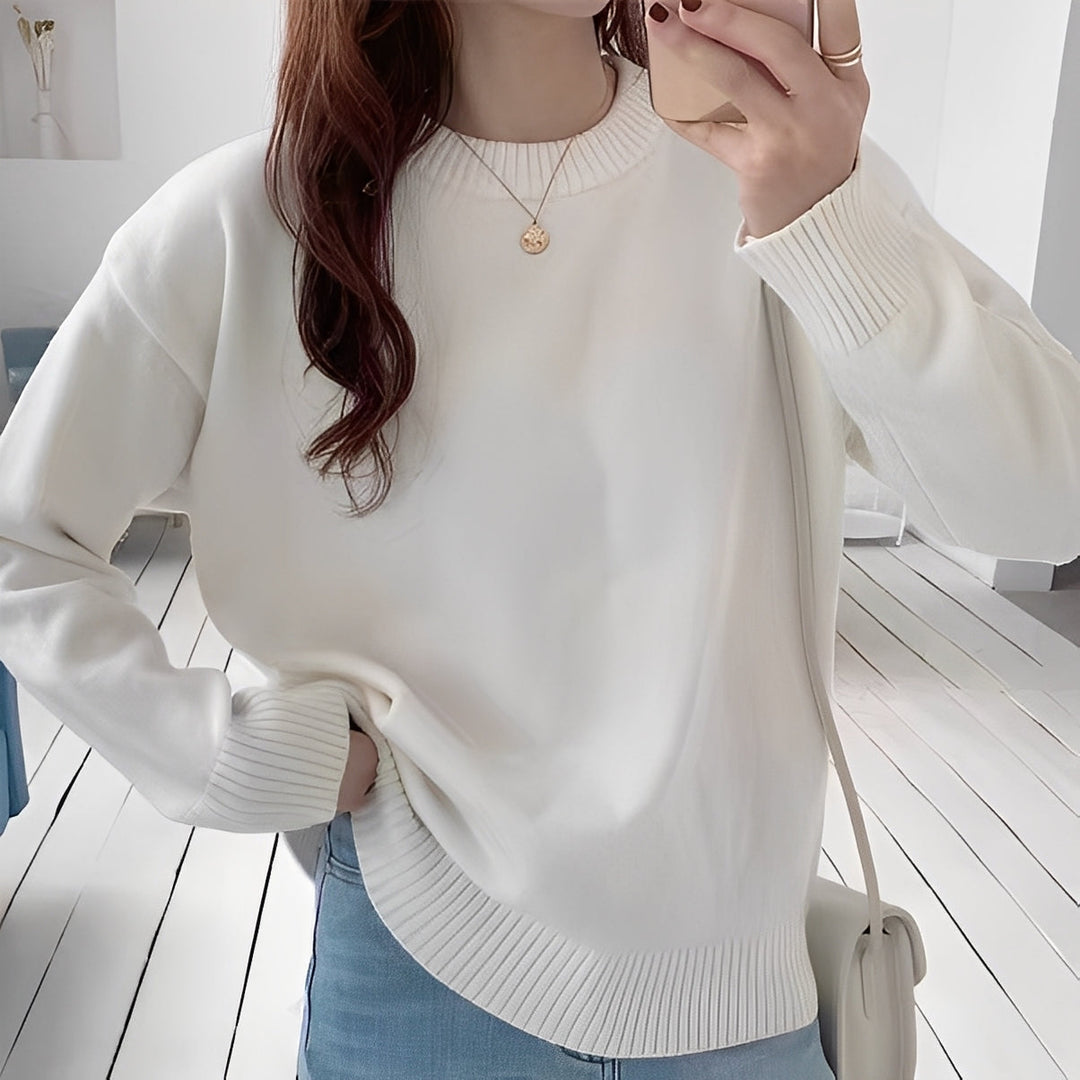 R&B | Damen Oversize-Pullover mit Schlichtem Look