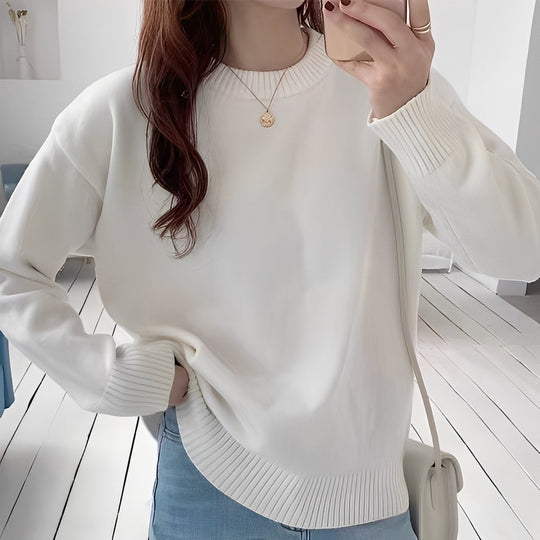 R&B | Damen Oversize-Pullover mit Schlichtem Look