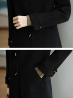R&B | Damen Klassischer Petite Trenchcoat Mit Spitzem Kragen