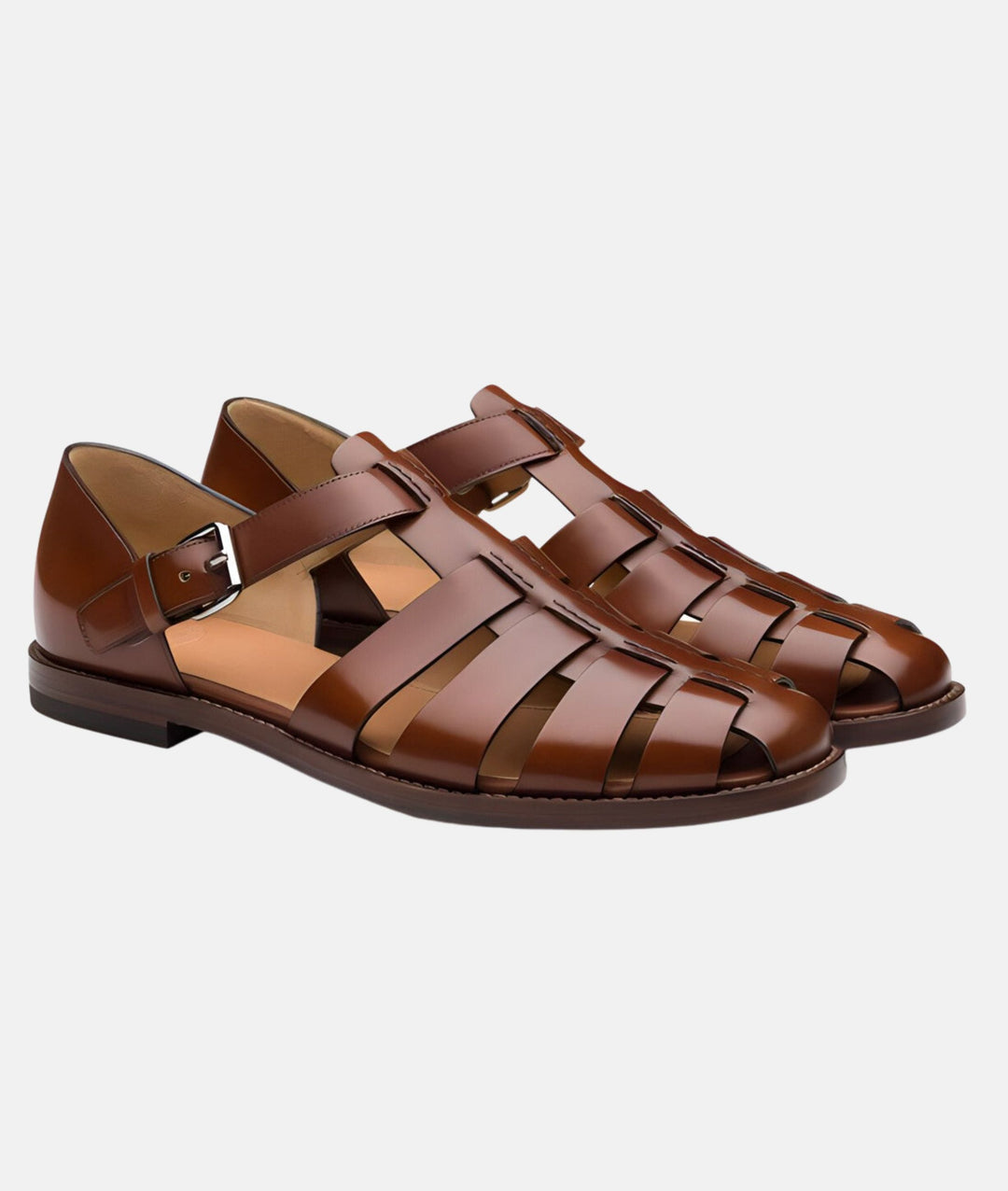 Modische Sandalen mit Riemen und einem eleganten Schnitt