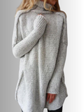 R&B | Stylischer Langer Pullover mit Hohem Kragen