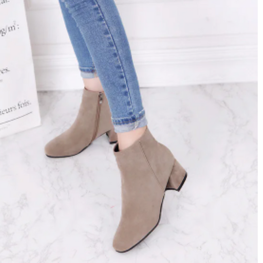 R&B | Moderne Wild Ankle Boots mit Bequemem Absatz Damen Ankle Boots