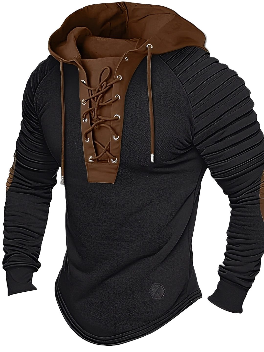 R&B | Legerer Strickpullover mit Kapuze für Herren