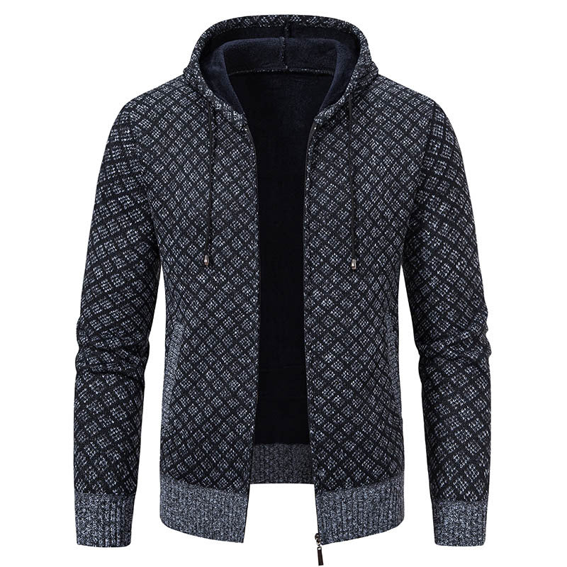 R&B | Elegante, schlanke Jacke mit Kapuze für Männer