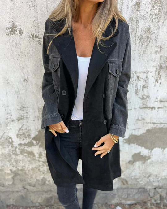 R&B | Denim und Lederjacke