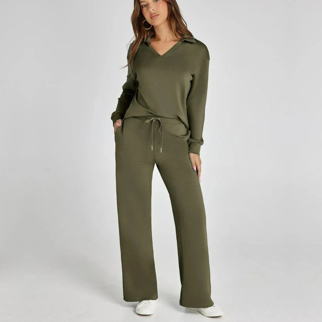 R&B | Damen Loungewear Satz mit Weiten Hosen