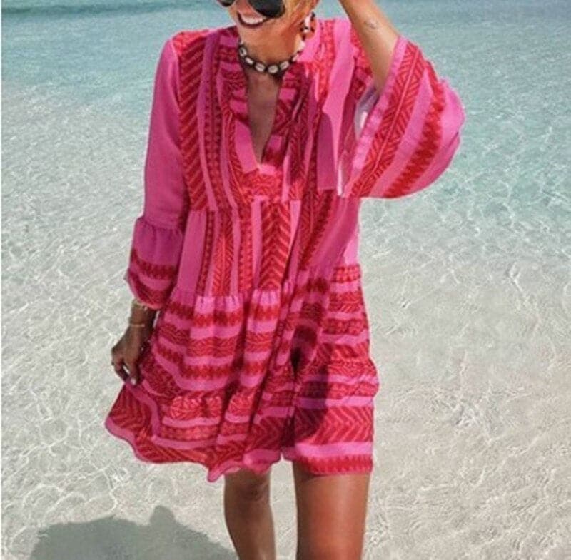 R&B | Schöne Sommerkleid mit Vielen Mustern