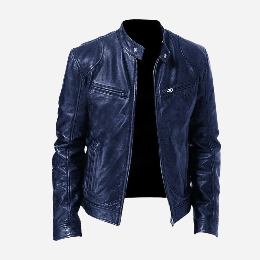 R&B | Stylische Moto-Lederjacke