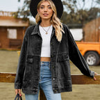 R&B | Denimcharm Klassisch Vintage Denim Jack für Damen