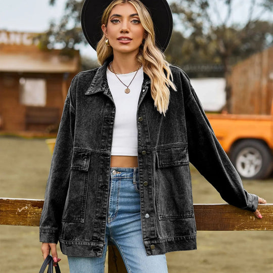 R&B | Vintage Jeansjacke für Frauen