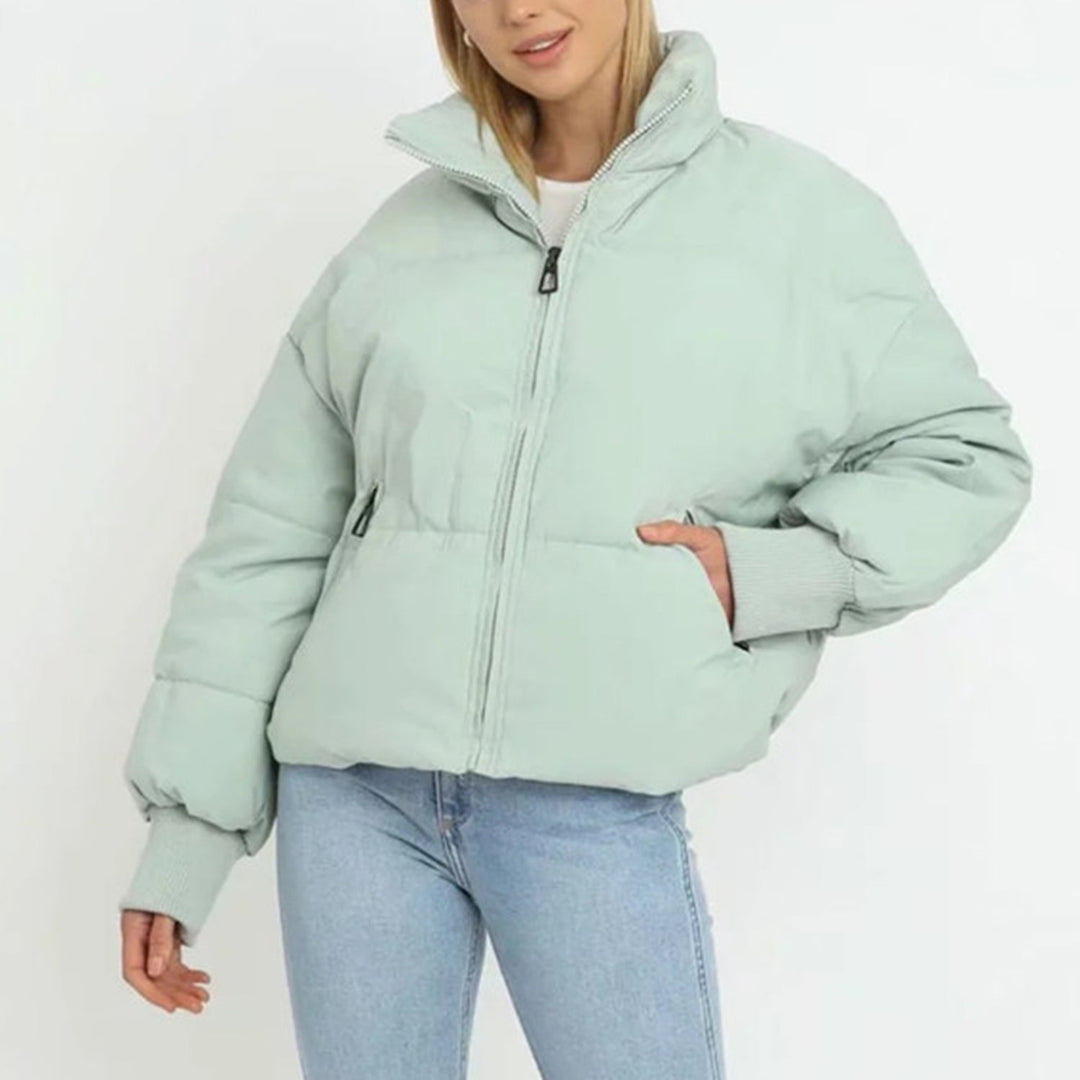 R&B | Kurze Pufferjacke mit Reißverschluss - Reißverschluss