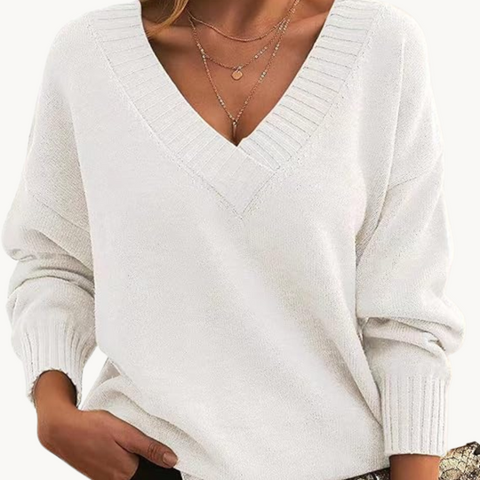 R&B |Pullover mit V-Ausschnitt für Frauen