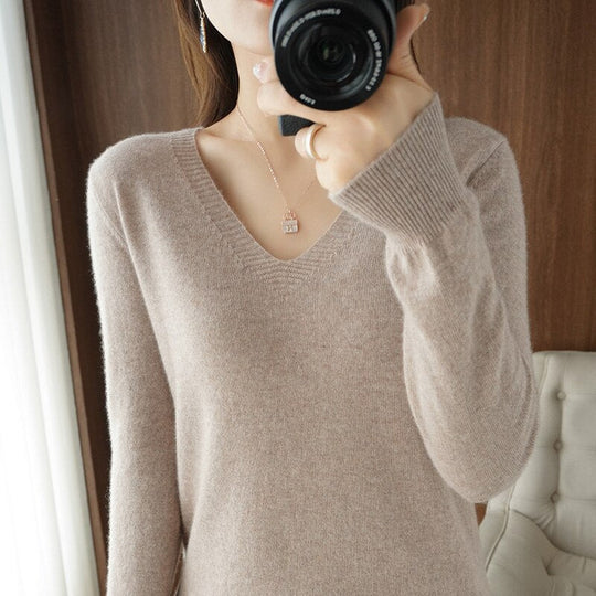 R&B | V-Ausschnitt Pullover