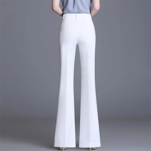 R&B | Elegante Enganliegende Hohe Taille Flared Hosen