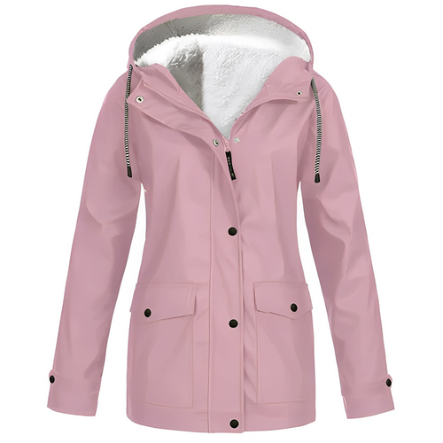 R&B | Outdoor-Haubenmantel mit Fleece-Futter für Damen