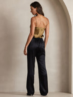 R&B | V-Ausschnitt Reine Seide Spaghettiträger Camisole Top