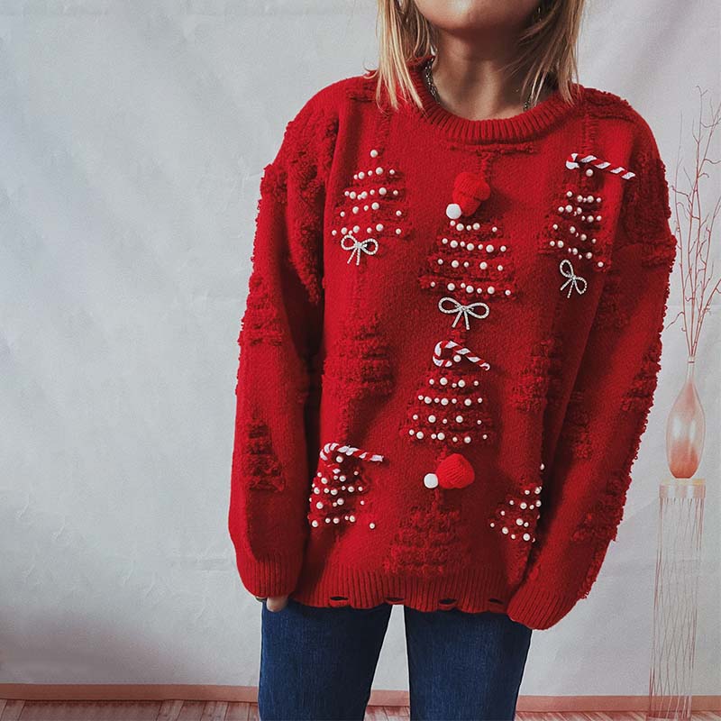 R&B | Weihnachtspullover Mit Fröhlichem Design