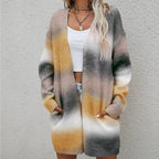 R&B | Strick-Strickjacke Im Weichen Farbverlauf Design