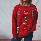 R&B | Weihnachtspullover Mit Fröhlichem Design