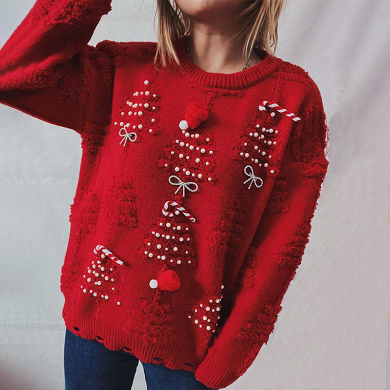 R&B | Weihnachtspullover Mit Fröhlichem Design