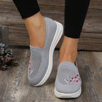 Gestickte lässige Mesh-Schuhe R&B