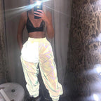 Damen Sportliche Jogginghose im modernen Schnitt mit kontrastierenden Nähten R&B