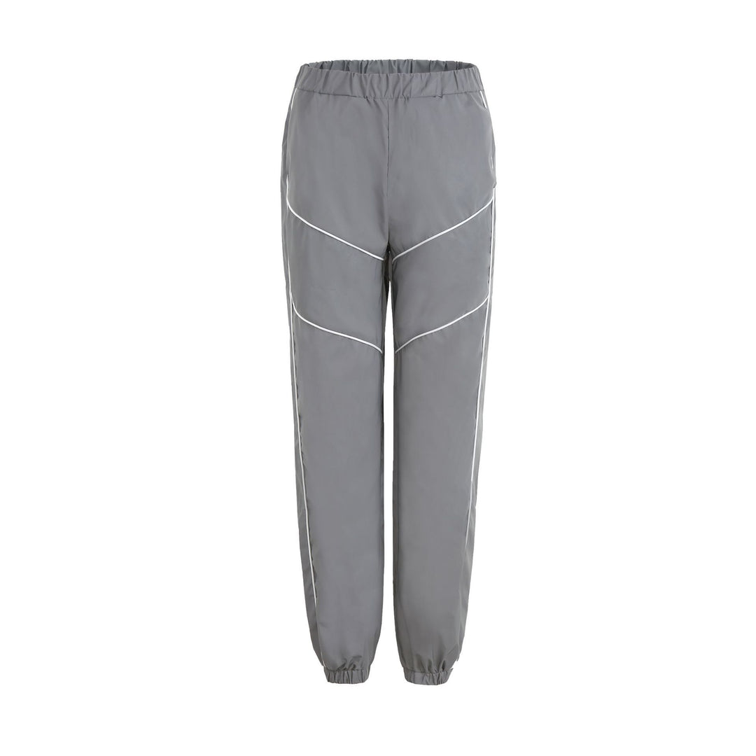 Damen Sportliche Jogginghose im modernen Schnitt mit kontrastierenden Nähten R&B