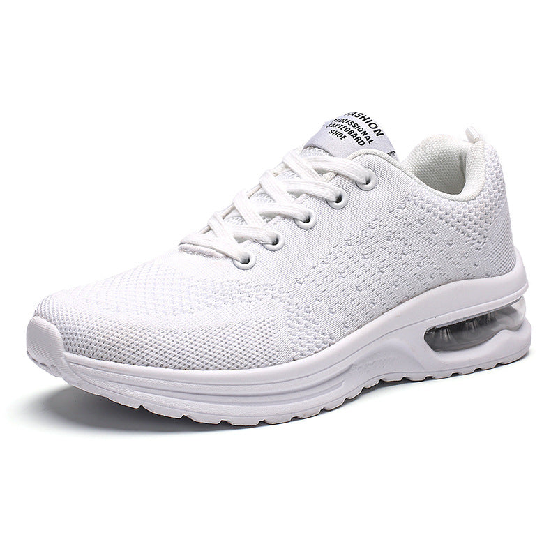 Damen nan atmungsaktiver Strick-Alltags-Sneaker mit integrierter Luftfeder-Zwischensohle und flexibler Profilsohle R&B