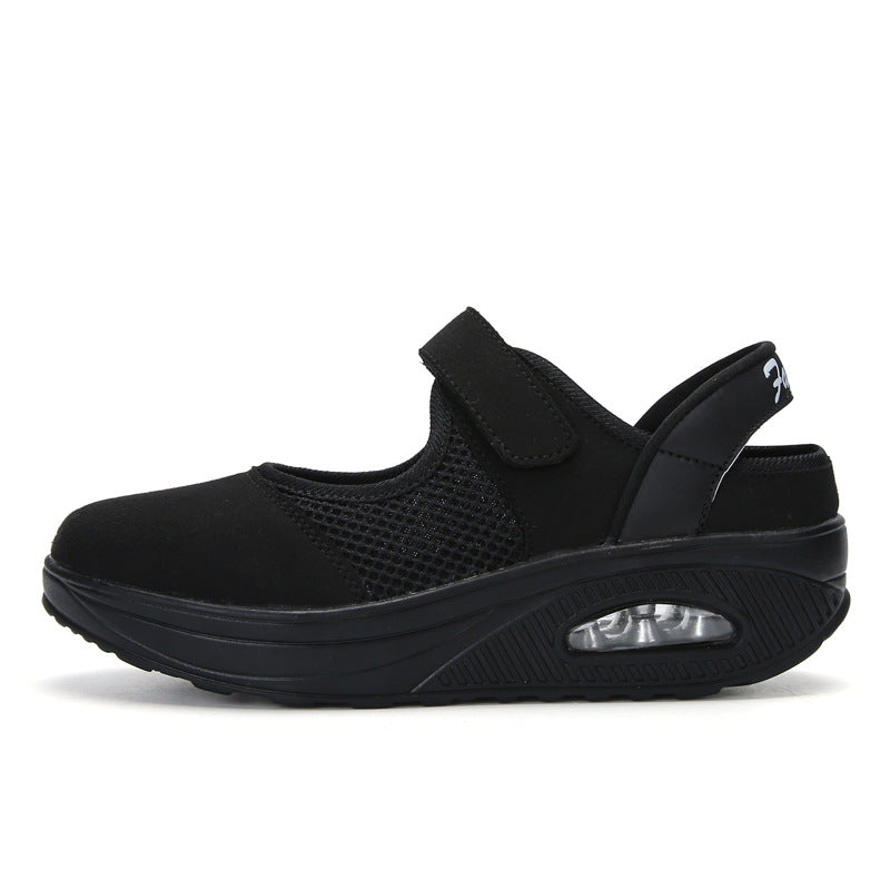 Damen Sportliche Slip-On Aqua-Schuhe mit praktischem Klettverschluss