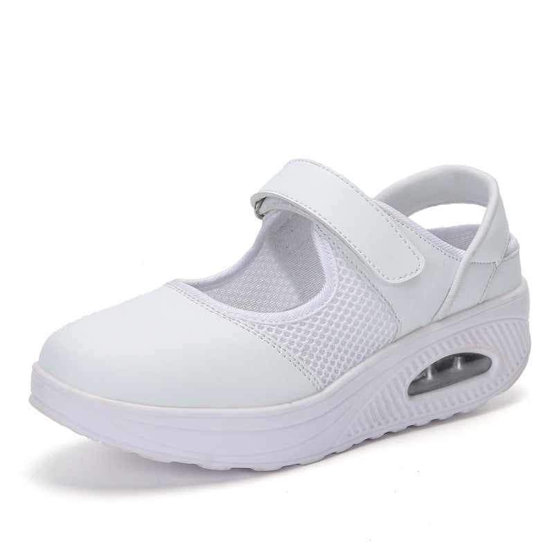 Damen Sportliche Slip-On Aqua-Schuhe mit praktischem Klettverschluss