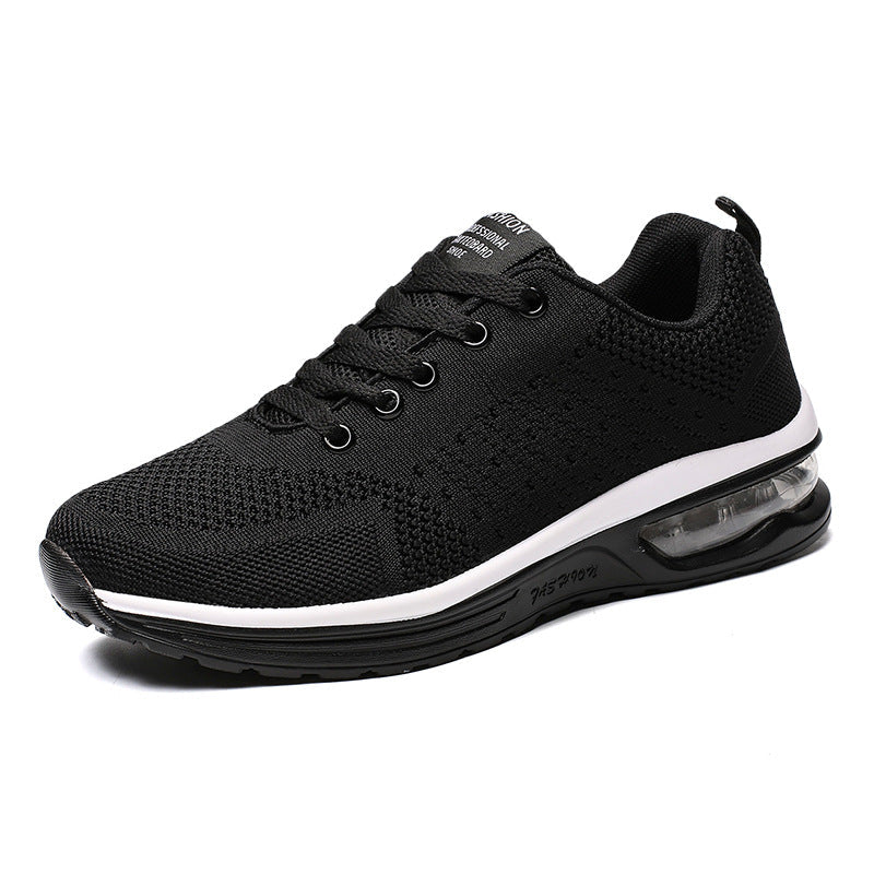 Damen nan atmungsaktiver Strick-Alltags-Sneaker mit integrierter Luftfeder-Zwischensohle und flexibler Profilsohle R&B