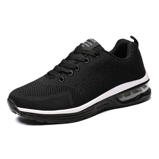 Damen nan atmungsaktiver Strick-Alltags-Sneaker mit integrierter Luftfeder-Zwischensohle und flexibler Profilsohle R&B