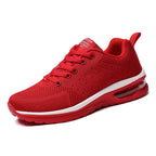 Damen nan atmungsaktiver Strick-Alltags-Sneaker mit integrierter Luftfeder-Zwischensohle und flexibler Profilsohle R&B