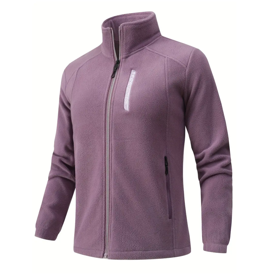 R&B | Damen Outdoor Fleecejacke Warm Gefüttert mit Plüschigem Innenfutter