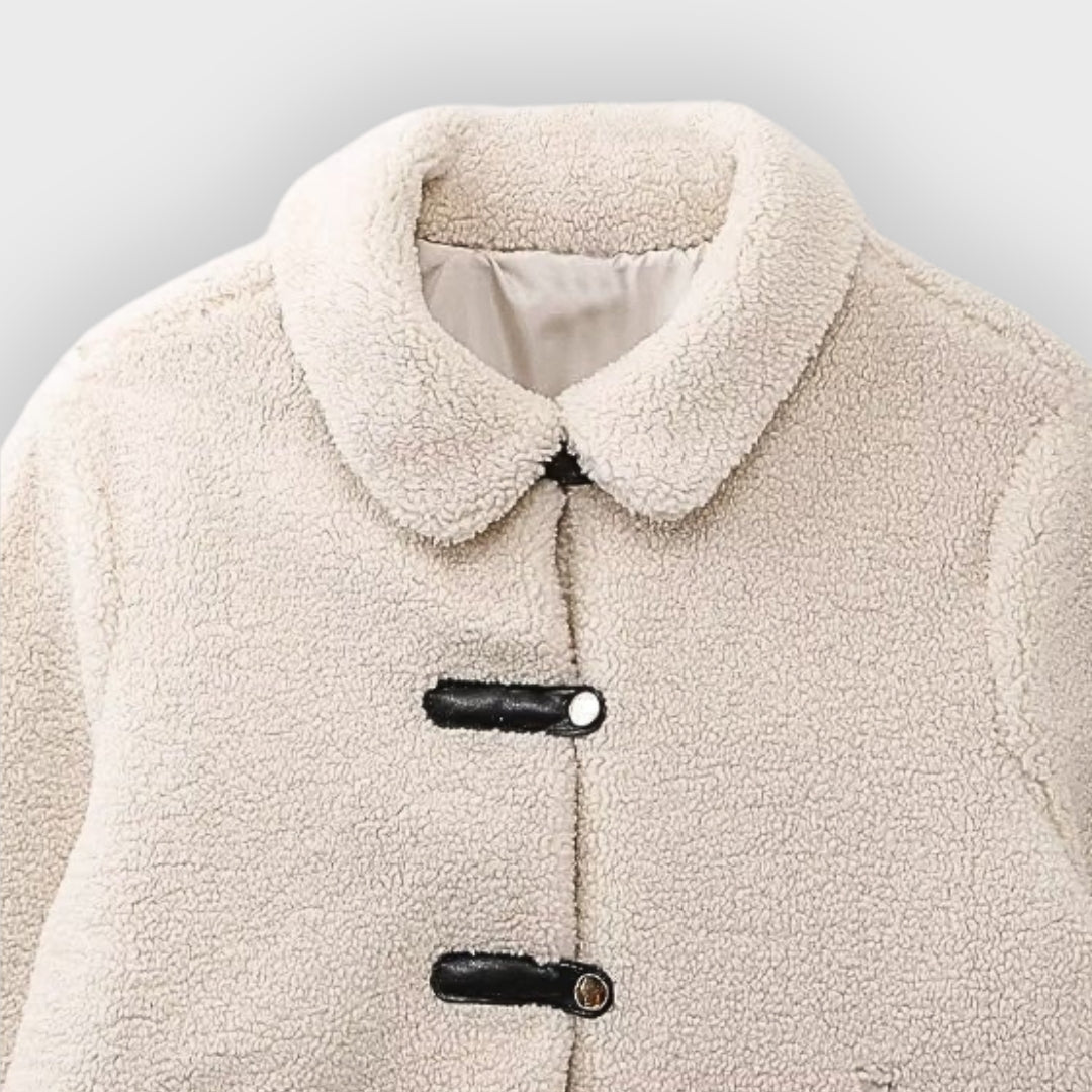R&B | Gekürzte Fleece Toggle Patch Pocket Jacke