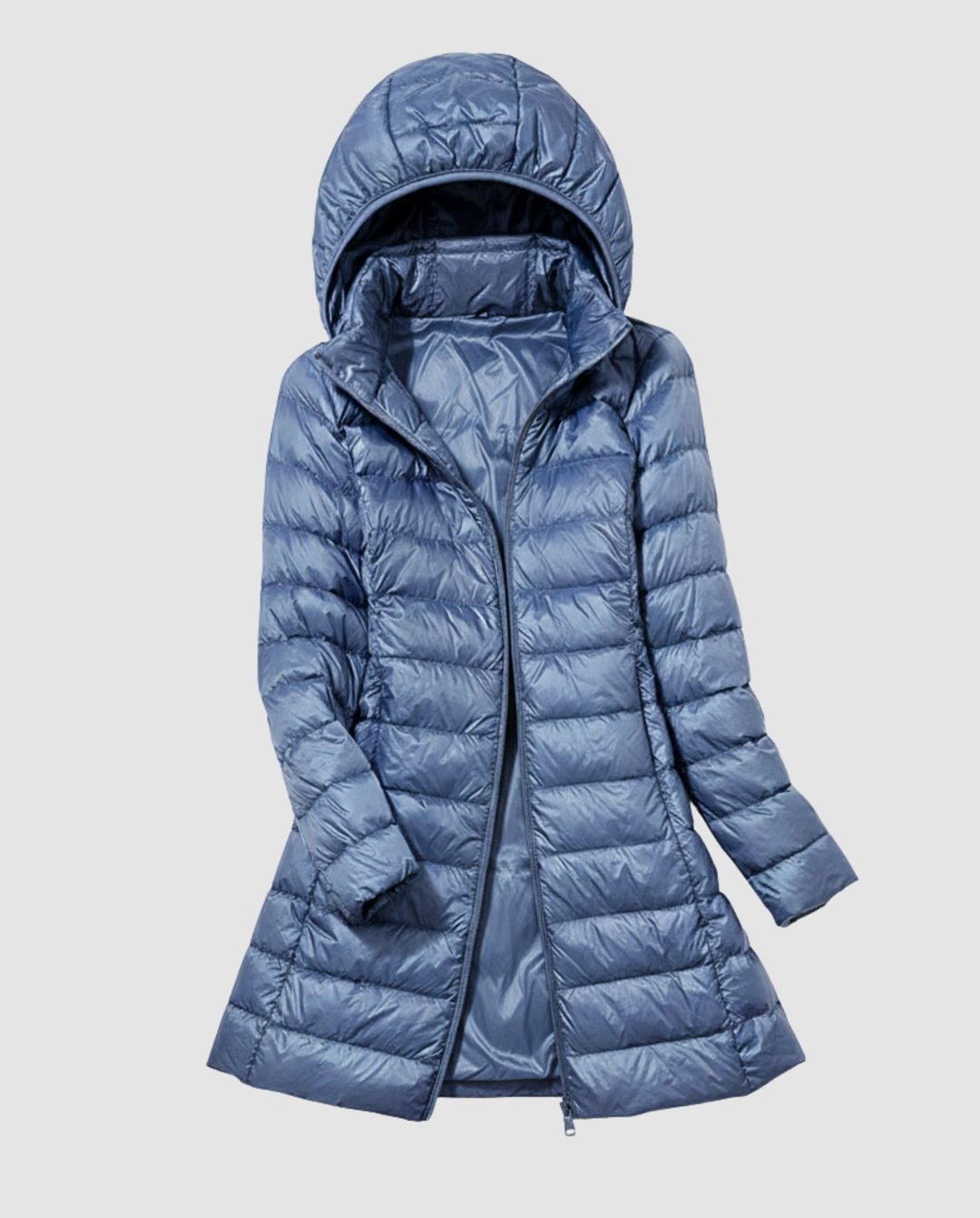 Damen Ultraleichte Daunenjacke mit Kapuze | R&B