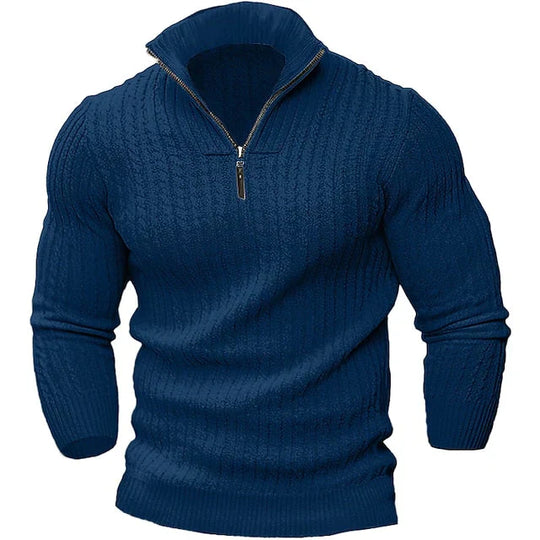 R&B | Trendiger Pullover mit Reißverschluss für Männer