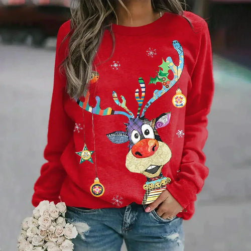 R&B | Weihnachts pullover aus weichem Strickstoff mit Muster - Unisex Winter