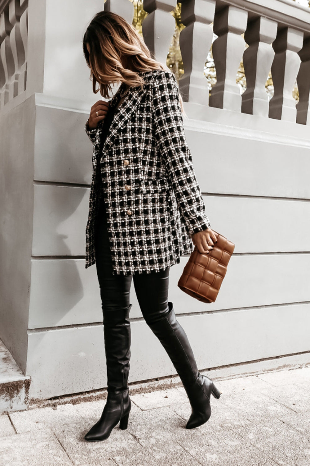 R&B | Print Revers Mid Length Mantel