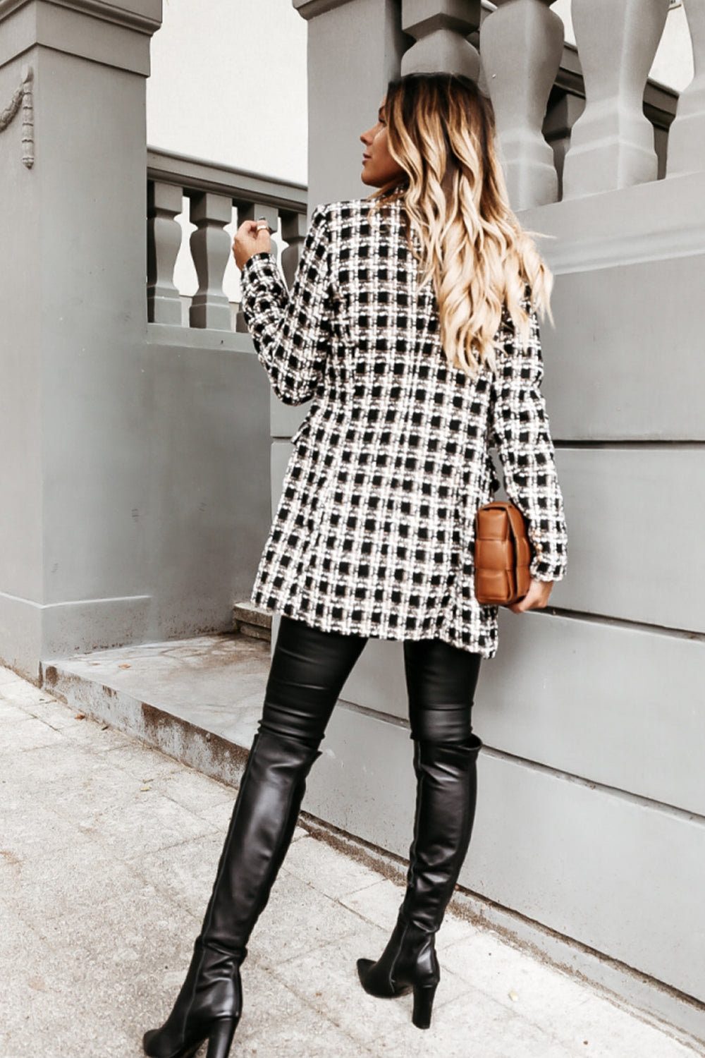 R&B | Print Revers Mid Length Mantel