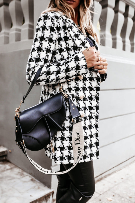 R&B | Print Revers Mid Length Mantel