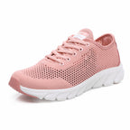 Damen nan leichte Netz-Freizeitsneaker mit perforiertem Obermaterial und flexibler Wellenlaufsohle R&B