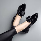 Damen elegante Slipper mit dekorativem Schleifendetail R&B