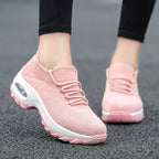 Damen nan gestrickter Sockensneaker mit Luftkissenlaufsohle und elastischem Strickobermaterial R&B