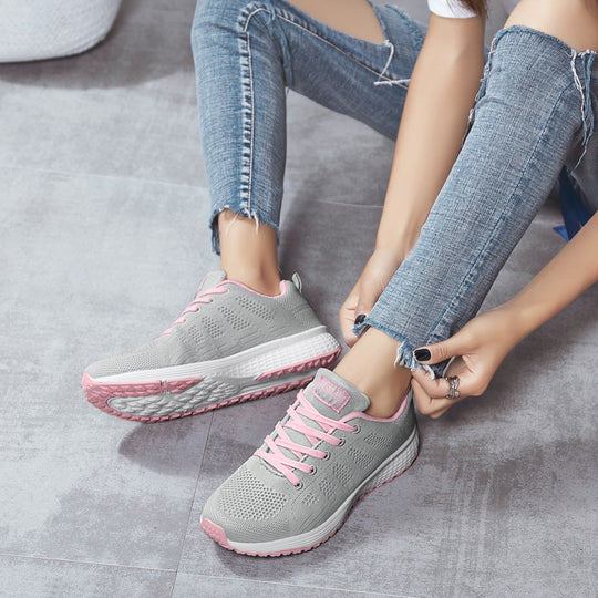 Damen Atmungsaktive Lauf-Sneaker mit flexibler Sohle und gemütlicher Dämpfung R&B