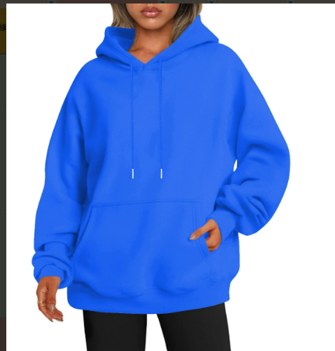 Damen lässiger Kapuzenpullover im auffälligen Batik-Design R&B
