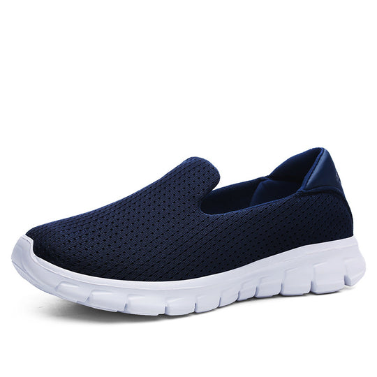 Damen nan leichter Schlupfschuh aus Strickgewebe mit flexibler Dämpfungssohle und gepolstertem Fußbett R&B