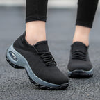 Damen nan gestrickter Sockensneaker mit Luftkissenlaufsohle und elastischem Strickobermaterial R&B